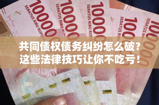 北京共同债权债务纠纷怎么破？这些法律技巧让你不吃亏！