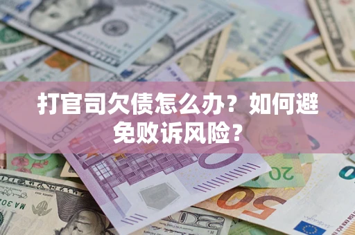 北京打官司欠债怎么办？如何避免败诉风险？