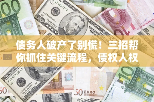北京债务人破产了别慌！三招帮你抓住关键流程，债权人权益不再缩水