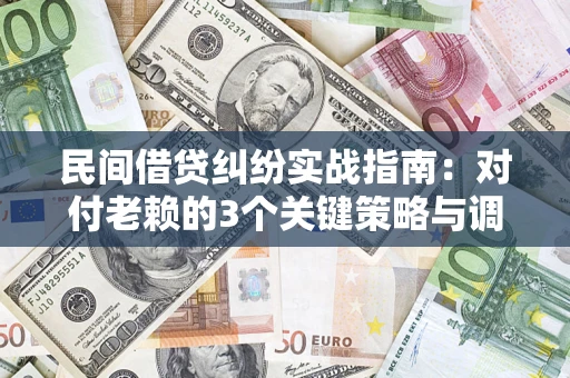 北京民间借贷纠纷实战指南：对付老赖的3个关键策略与调解盲区解析