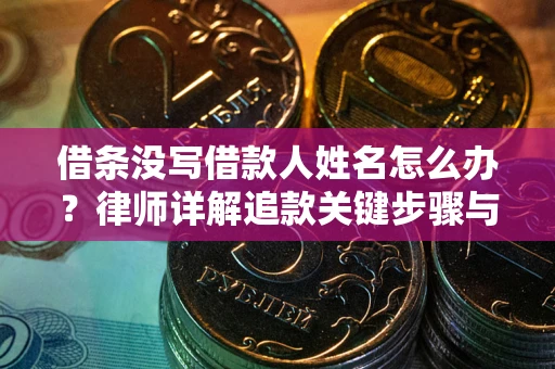 北京借条没写借款人姓名怎么办？律师详解追款关键步骤与证据链构建